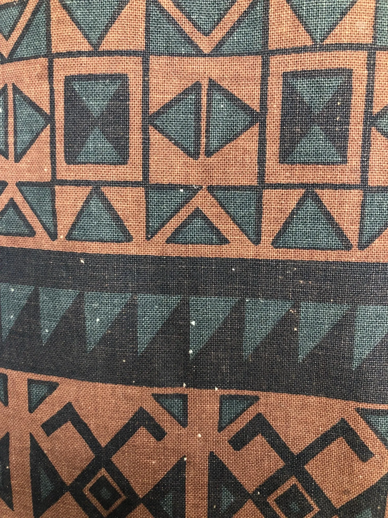 1970s Peruvian Aztec Print Tunic Gilet - Size UK 12-14