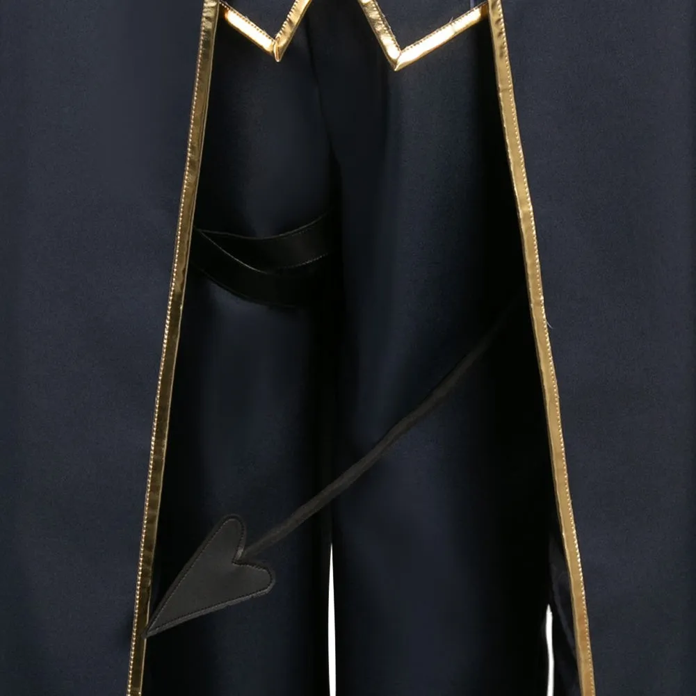 Blue Lock Nagi Seishiro Dark Blue Devil Outfit Party Carnival Halloween Cosplay Costume