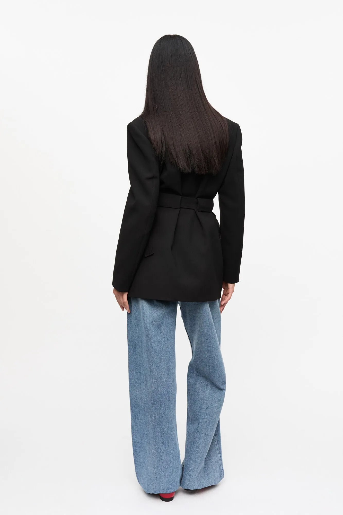 Bonded Crepe Blazer