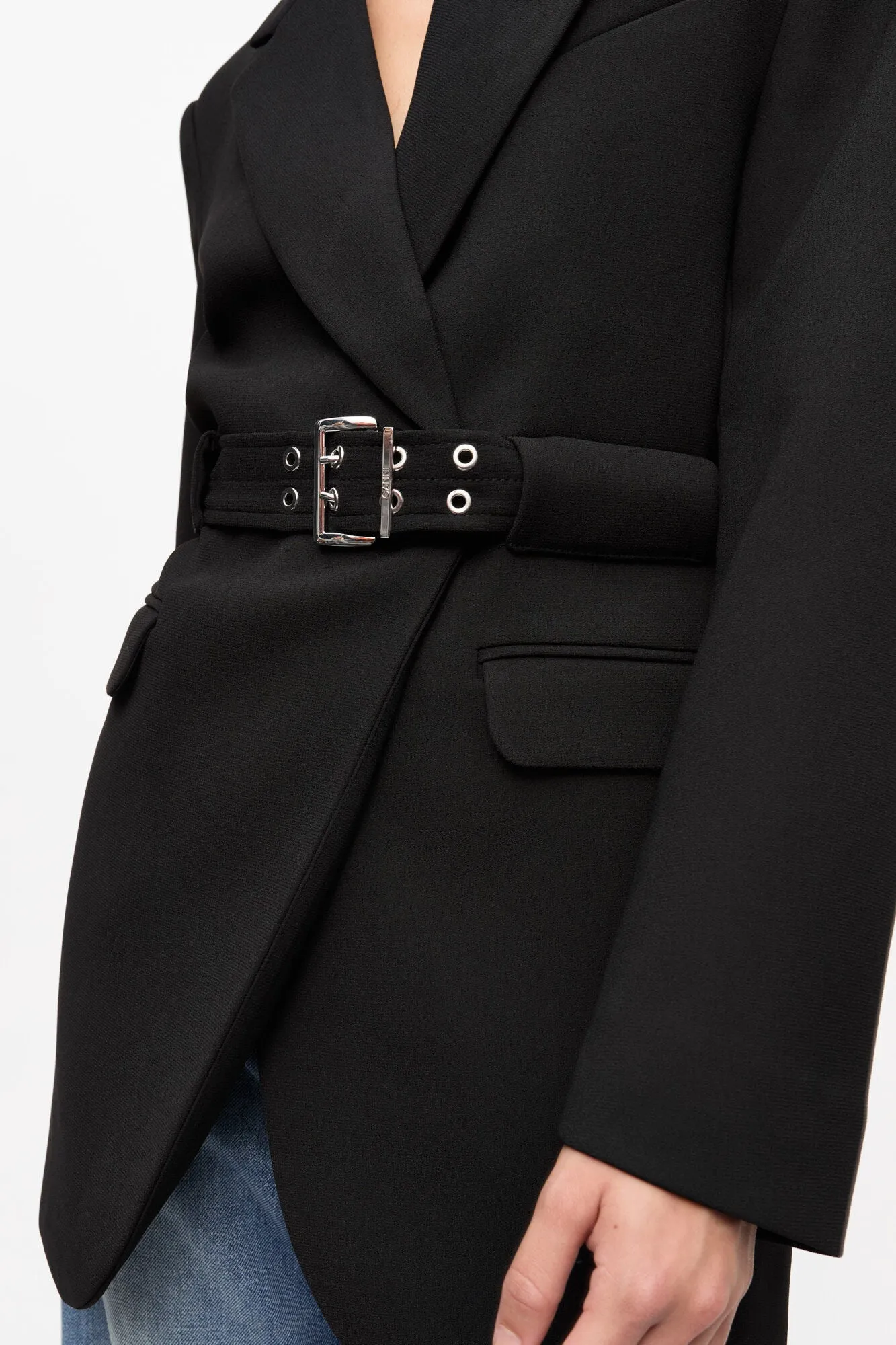 Bonded Crepe Blazer