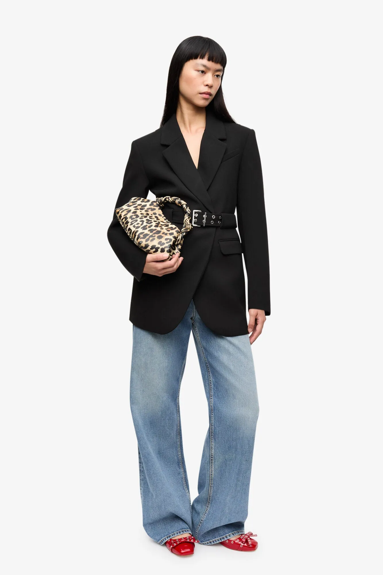 Bonded Crepe Blazer