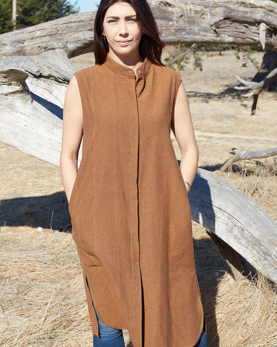 Button-Down Tunic Dress