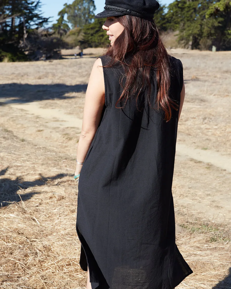 Button-Down Tunic Dress