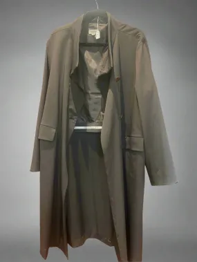 Digbys Dark Brown Long Trenchcoat