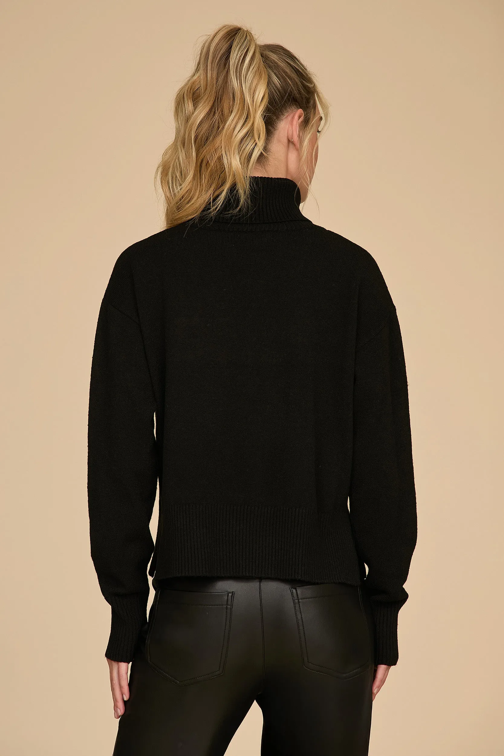Gia Ultra Soft Sweater - Black
