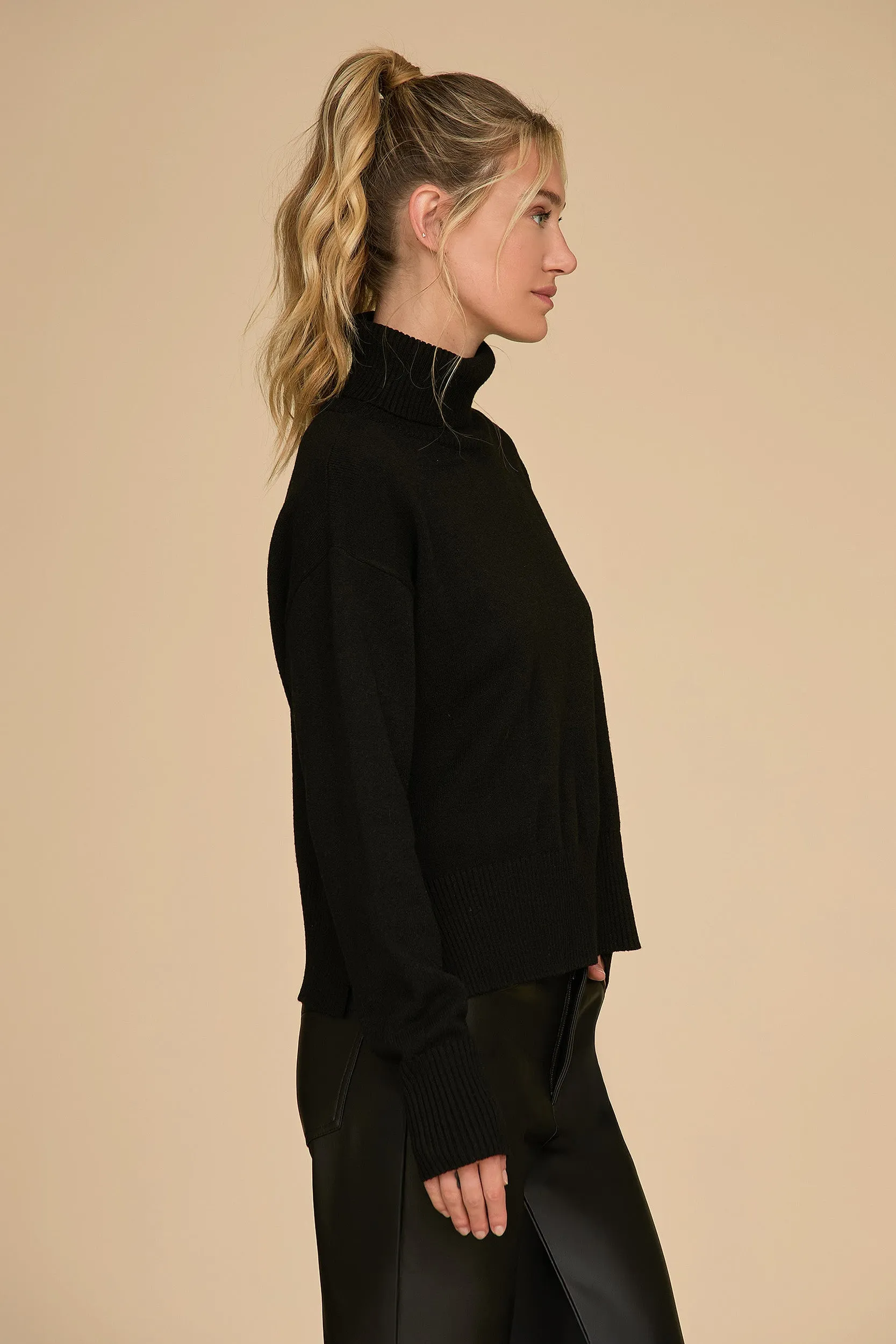Gia Ultra Soft Sweater - Black