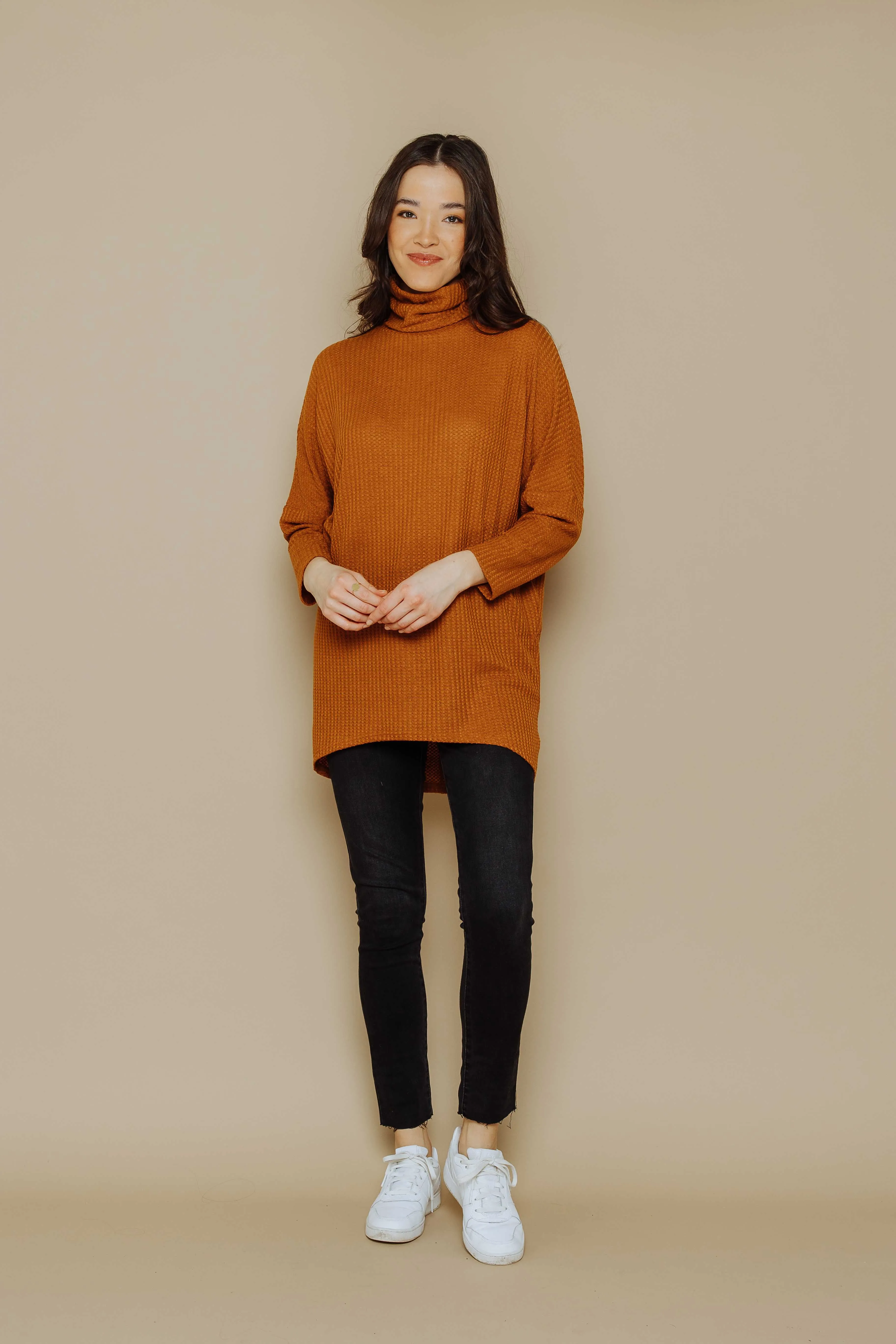 Hailey-Waffle Tunic