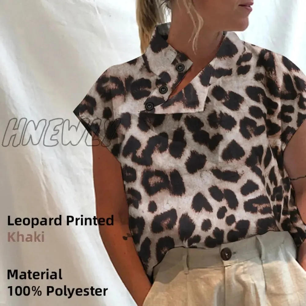 Hnewly Women Short Sleeve Blusas Summer Cotton Linen Shirts Fashion Oversized Blouses Casual Loose Camisas Solid Tunic Tops