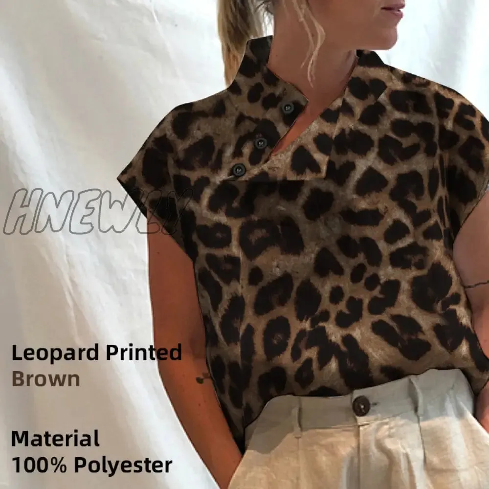 Hnewly Women Short Sleeve Blusas Summer Cotton Linen Shirts Fashion Oversized Blouses Casual Loose Camisas Solid Tunic Tops