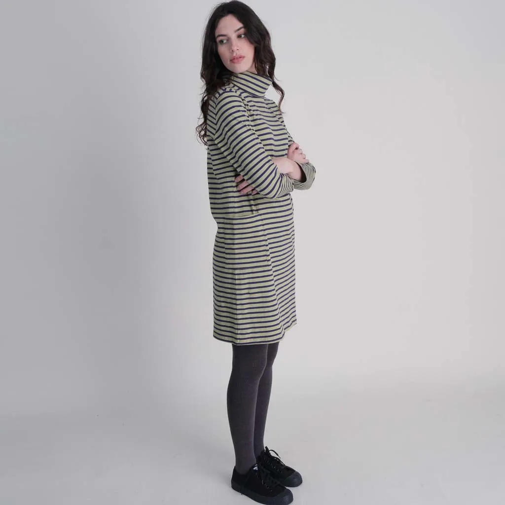 Lola Turtle Neck Striped Tunic