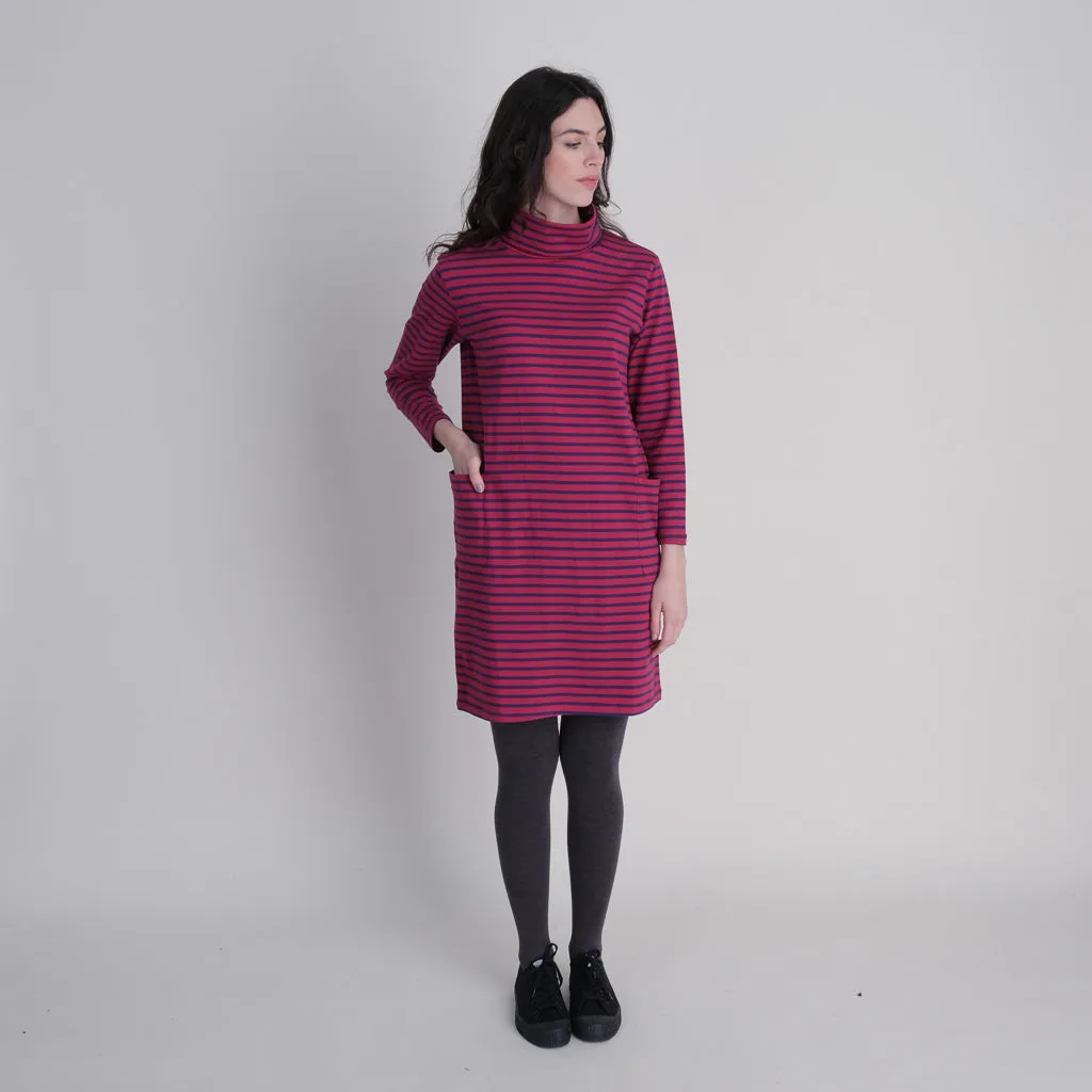 Lola Turtle Neck Striped Tunic