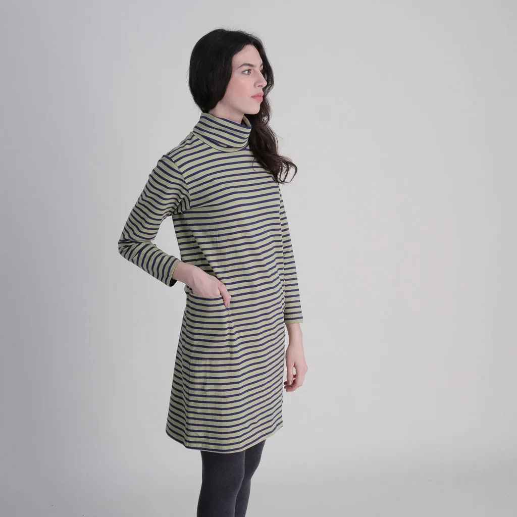 Lola Turtle Neck Striped Tunic