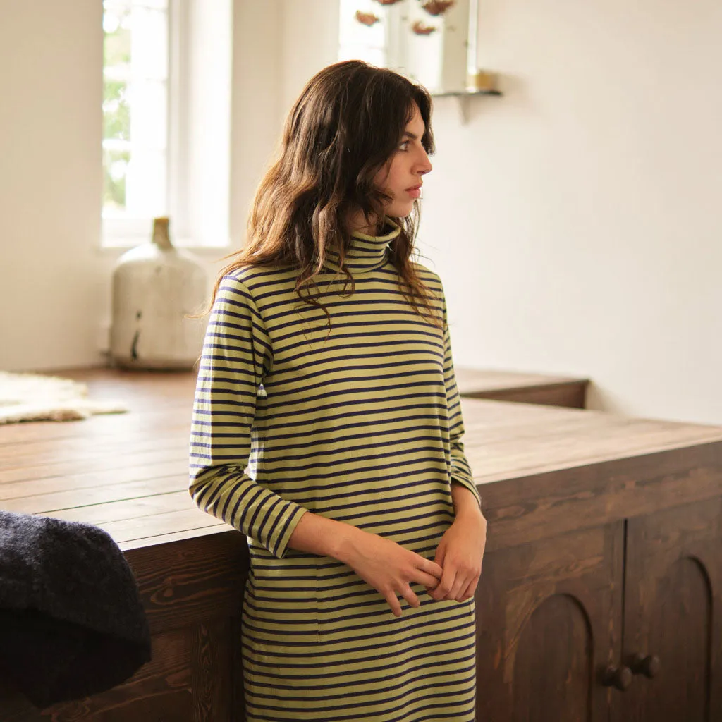 Lola Turtle Neck Striped Tunic