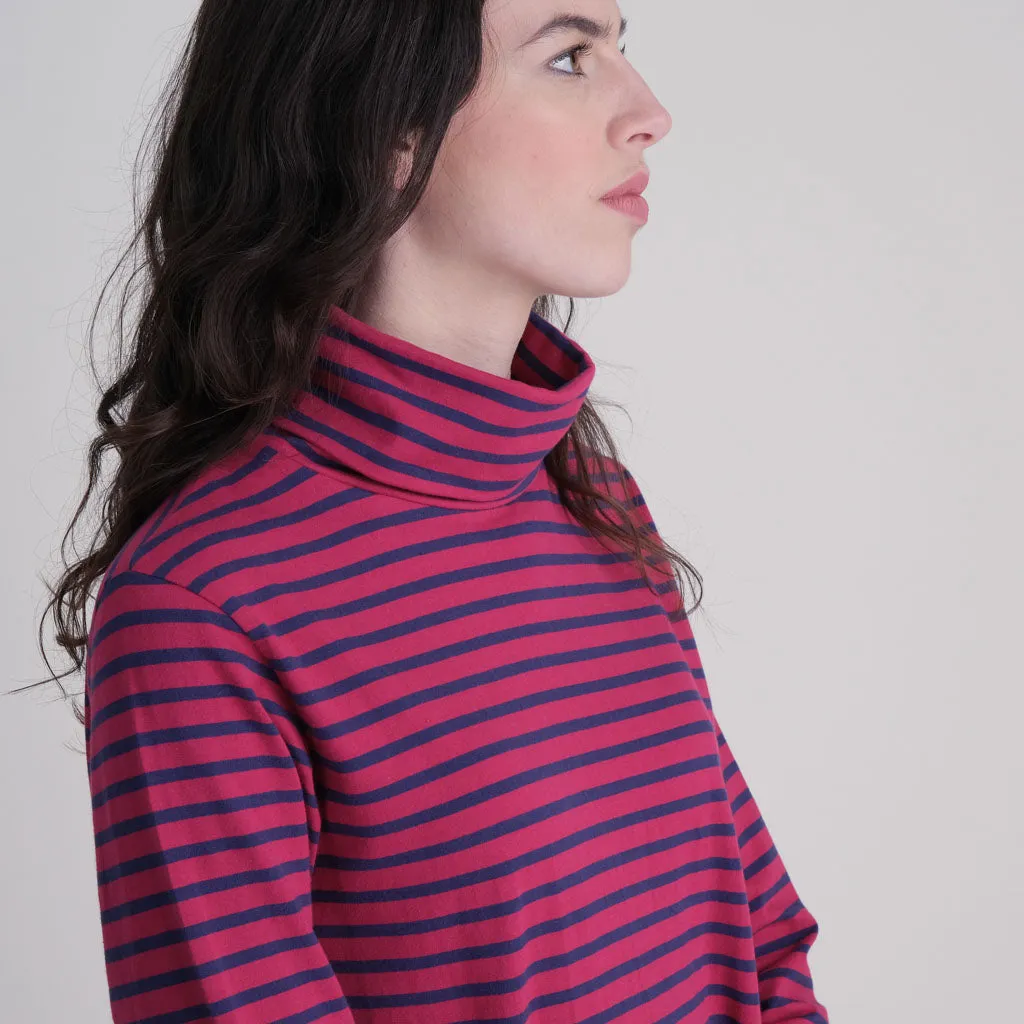 Lola Turtle Neck Striped Tunic