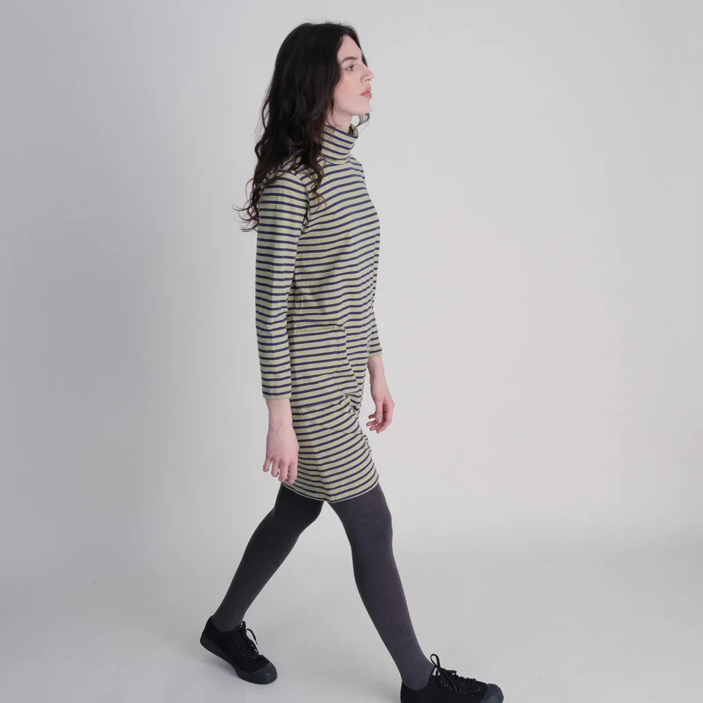 Lola Turtle Neck Striped Tunic