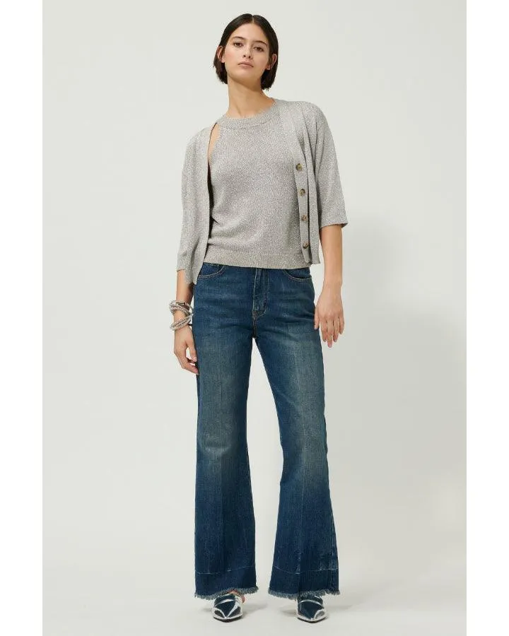 Luisa Cerano Lurex Cardigan