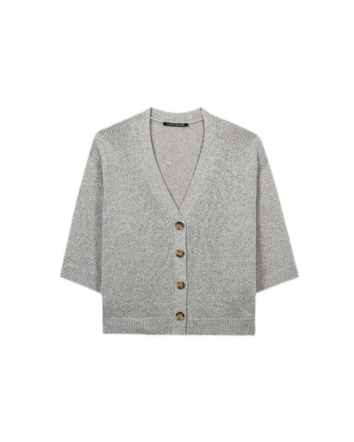 Luisa Cerano Lurex Cardigan