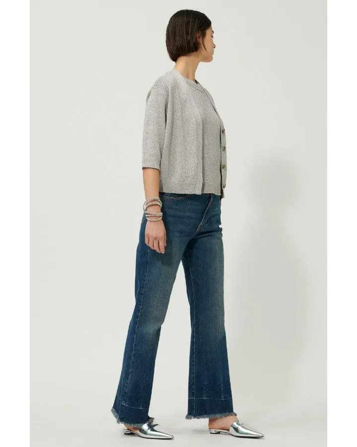 Luisa Cerano Lurex Cardigan