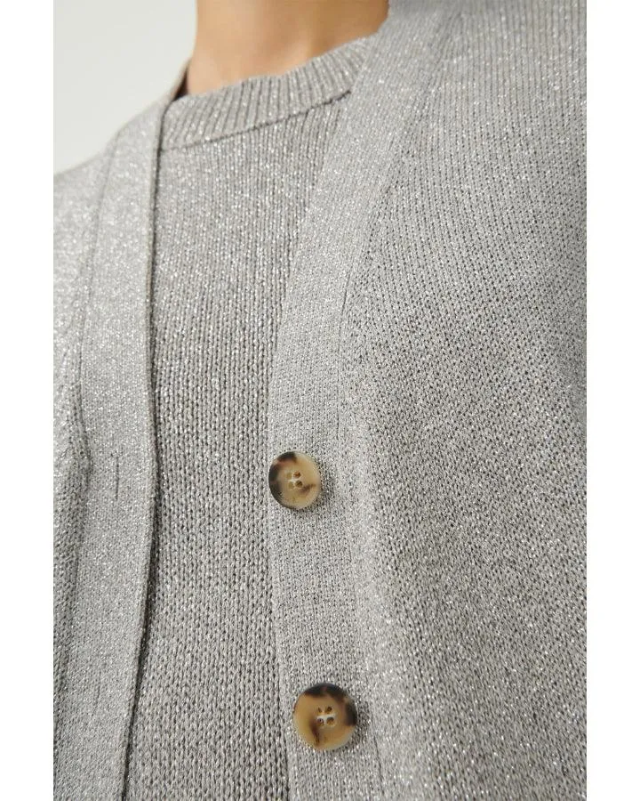 Luisa Cerano Lurex Cardigan