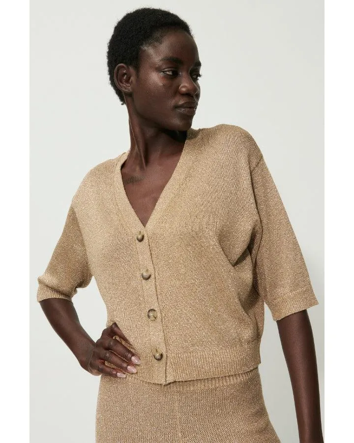 Luisa Cerano Lurex Cardigan