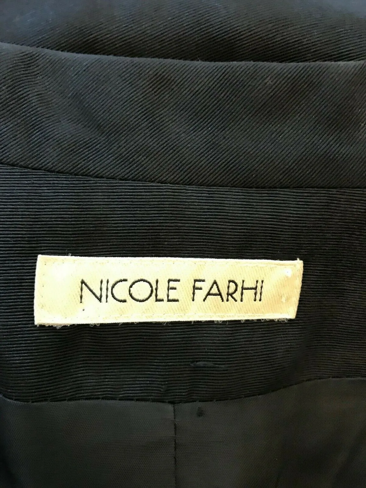 Nicole Farhi Black Tailored Blazer Jacket UK 12 US 8 EU 40