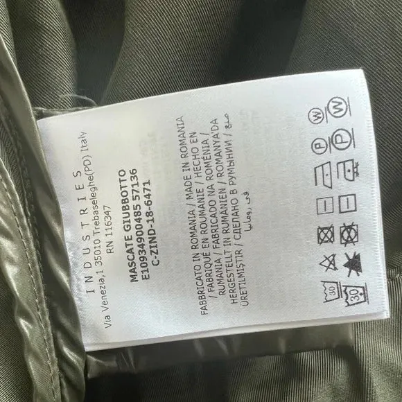 NWT Moncler Olive Green Long Parka Mascate Giubbotto Jacket XL