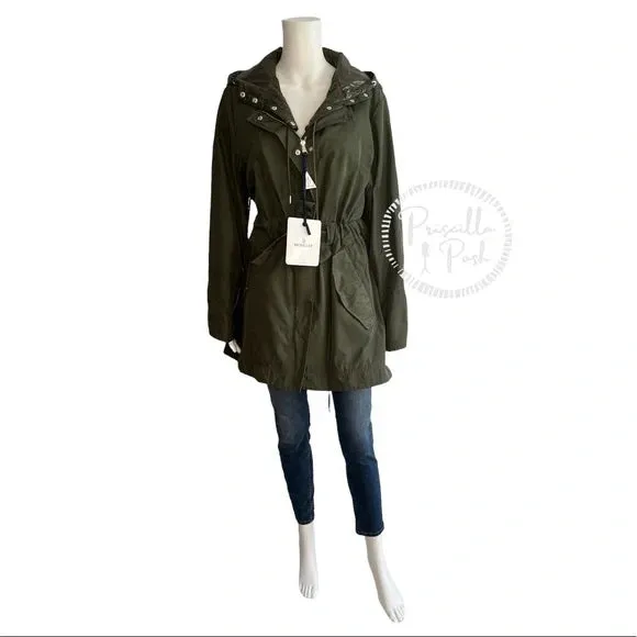 NWT Moncler Olive Green Long Parka Mascate Giubbotto Jacket XL