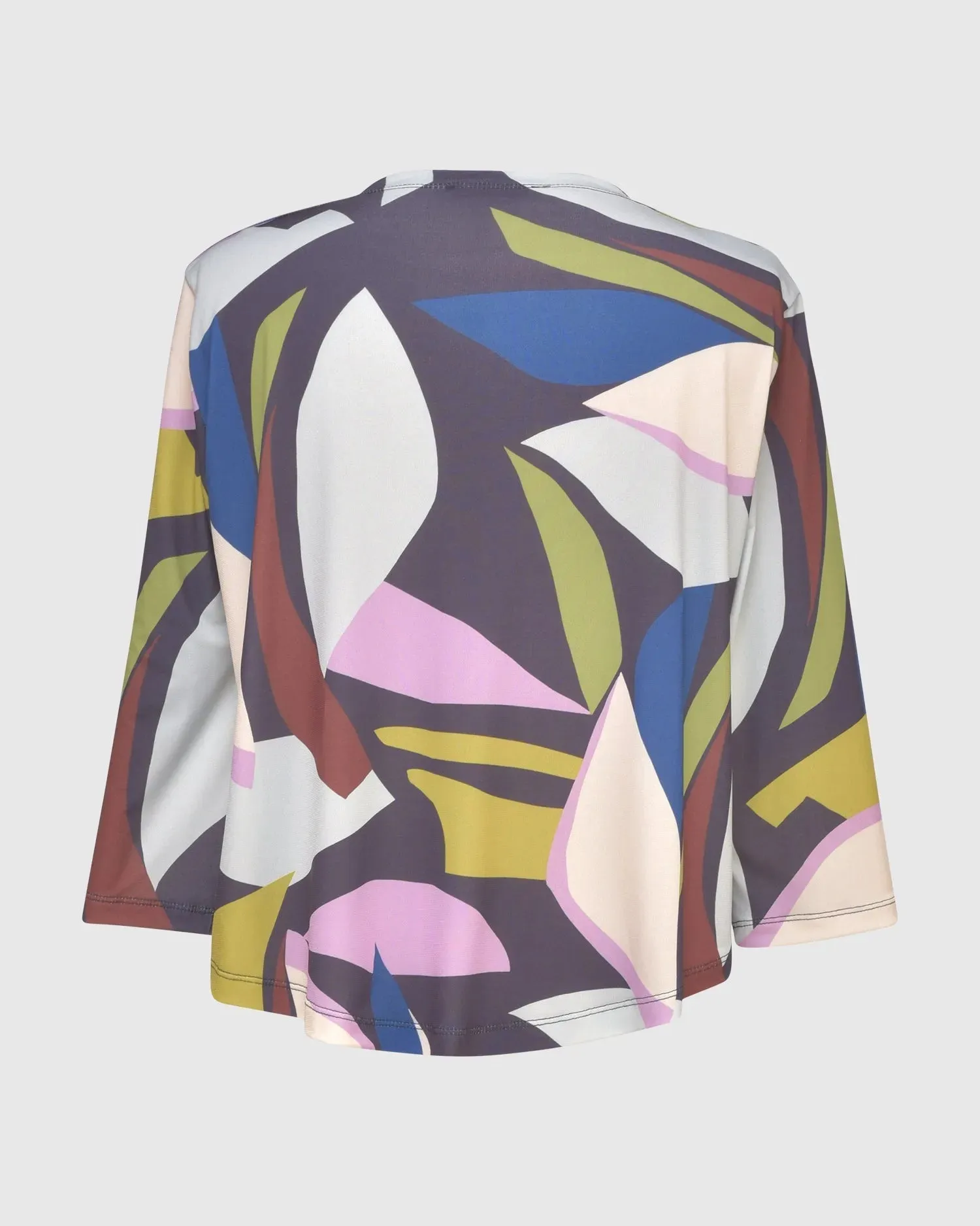 Olivia Crop Cardigan Jacket, Abstract