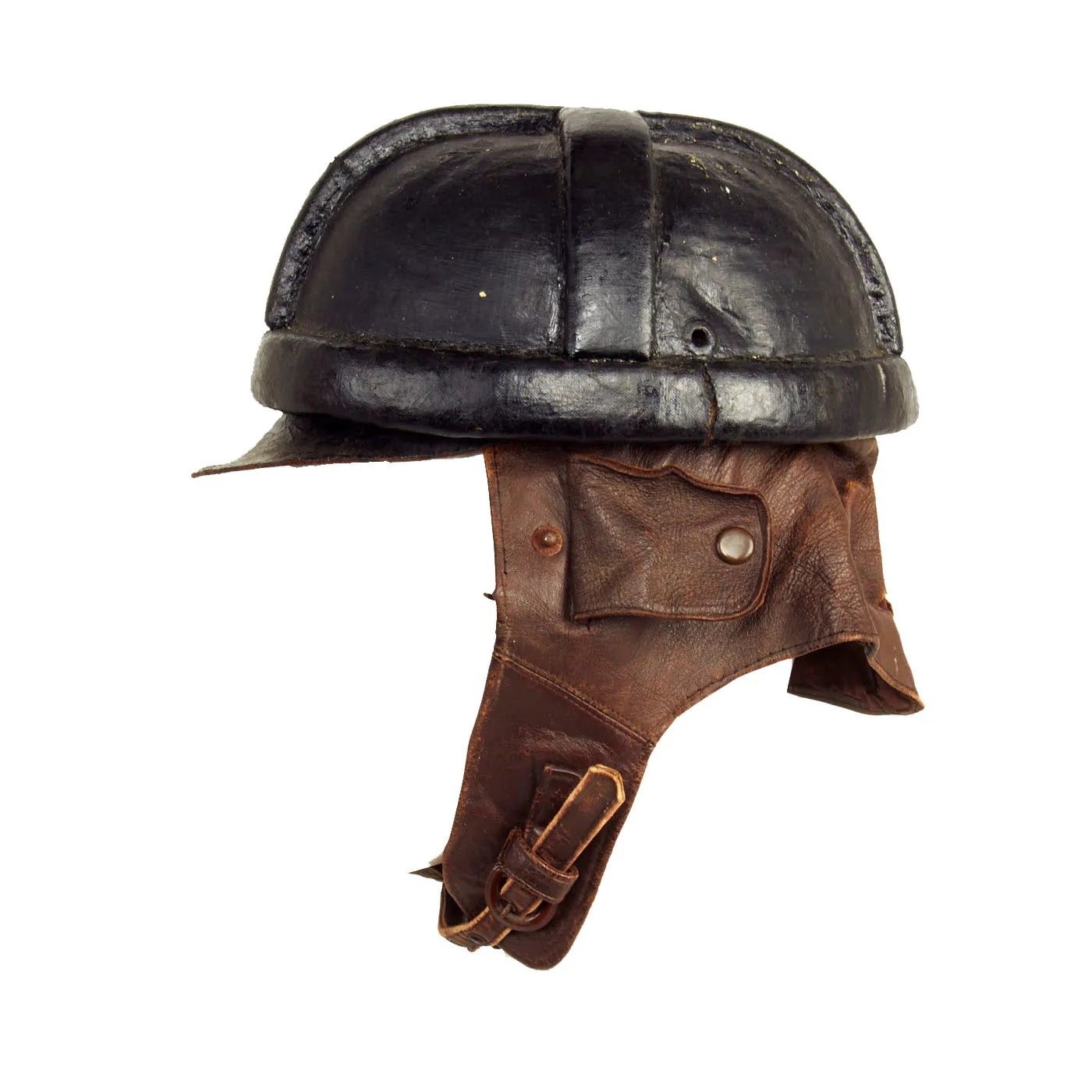 Original Rare Imperial German WWI Aviator’s Roold Pattern Crash Flight Helmet