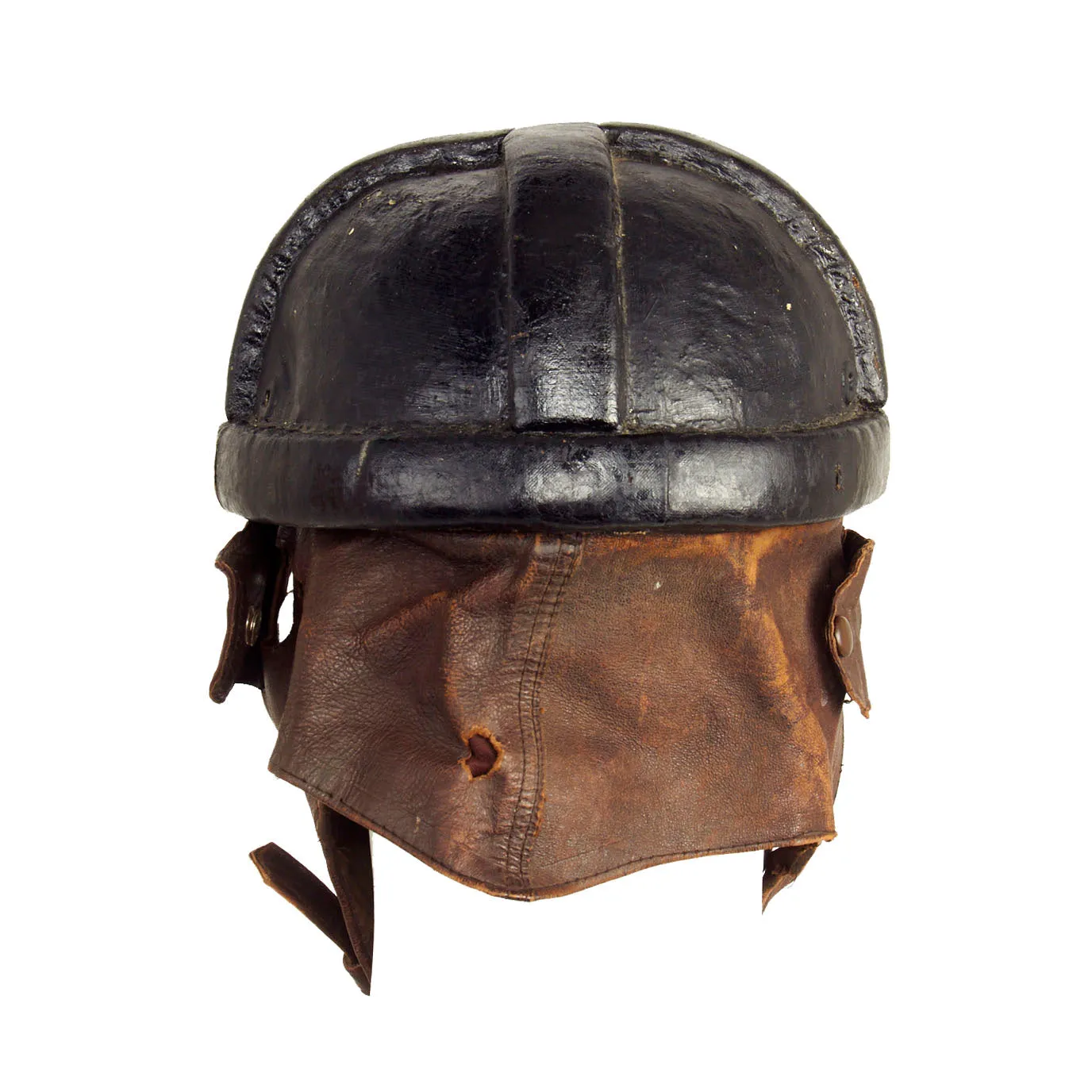 Original Rare Imperial German WWI Aviator’s Roold Pattern Crash Flight Helmet