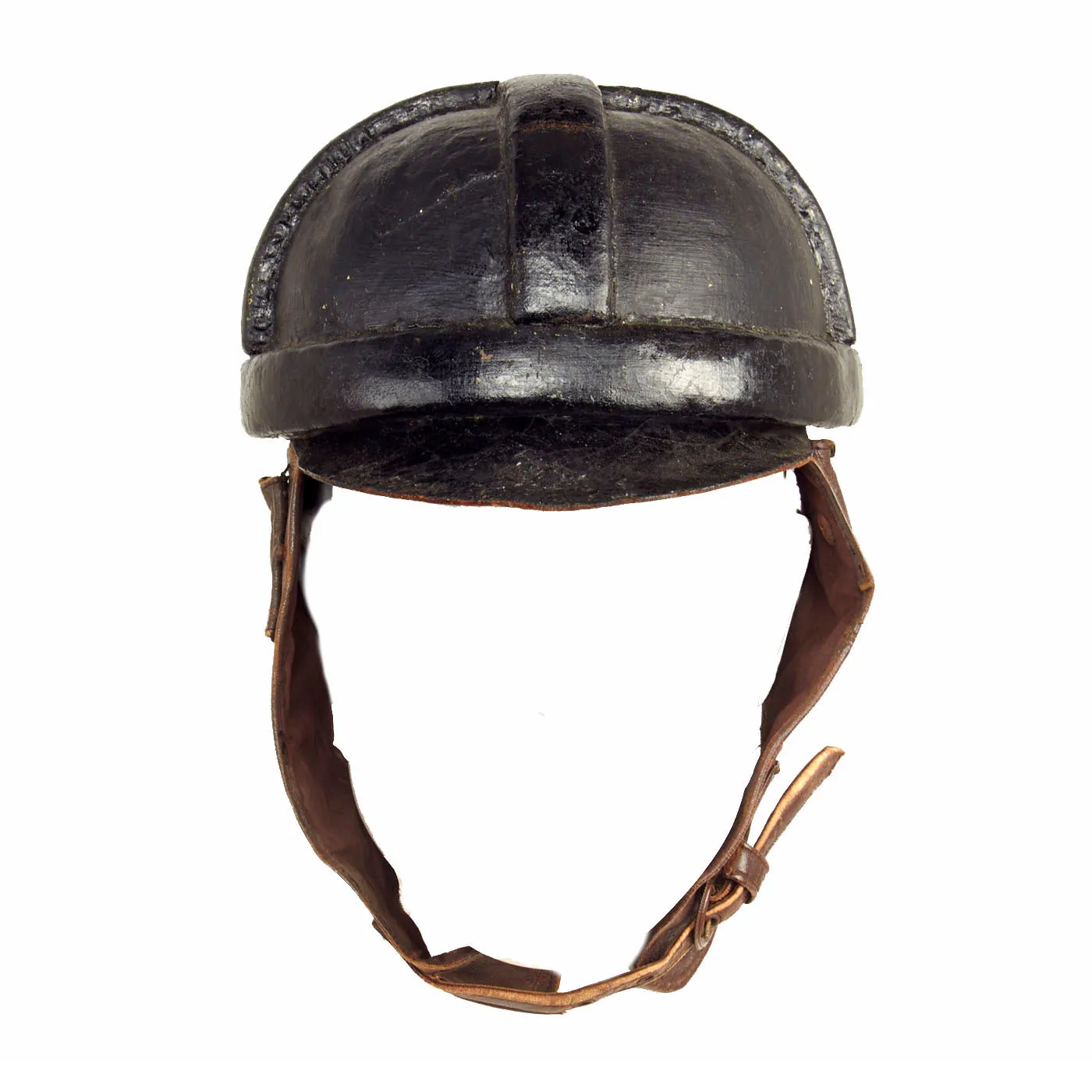 Original Rare Imperial German WWI Aviator’s Roold Pattern Crash Flight Helmet