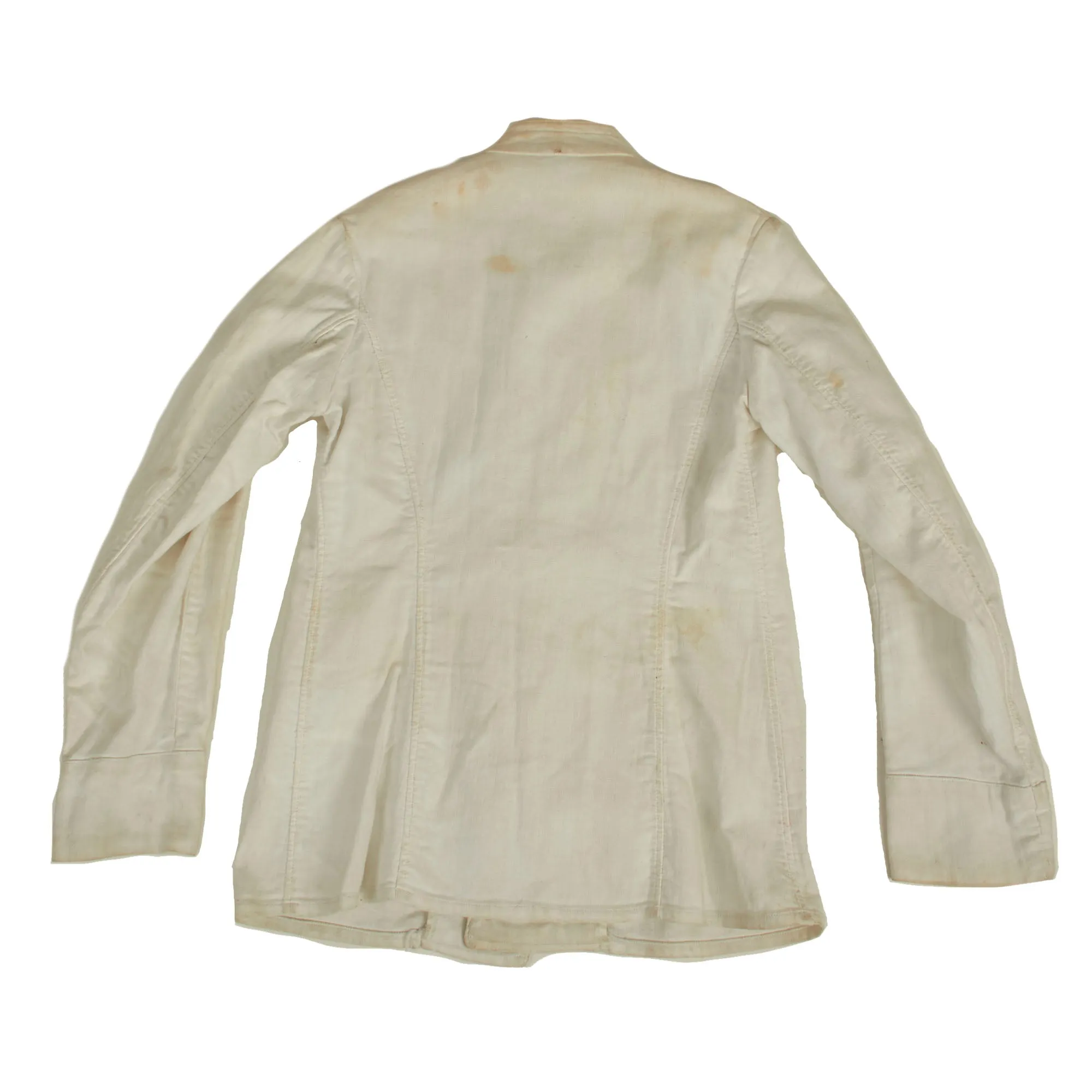 Original Soviet WWII Era M-1943 Officers Summer White Kitel Uniform Tunic