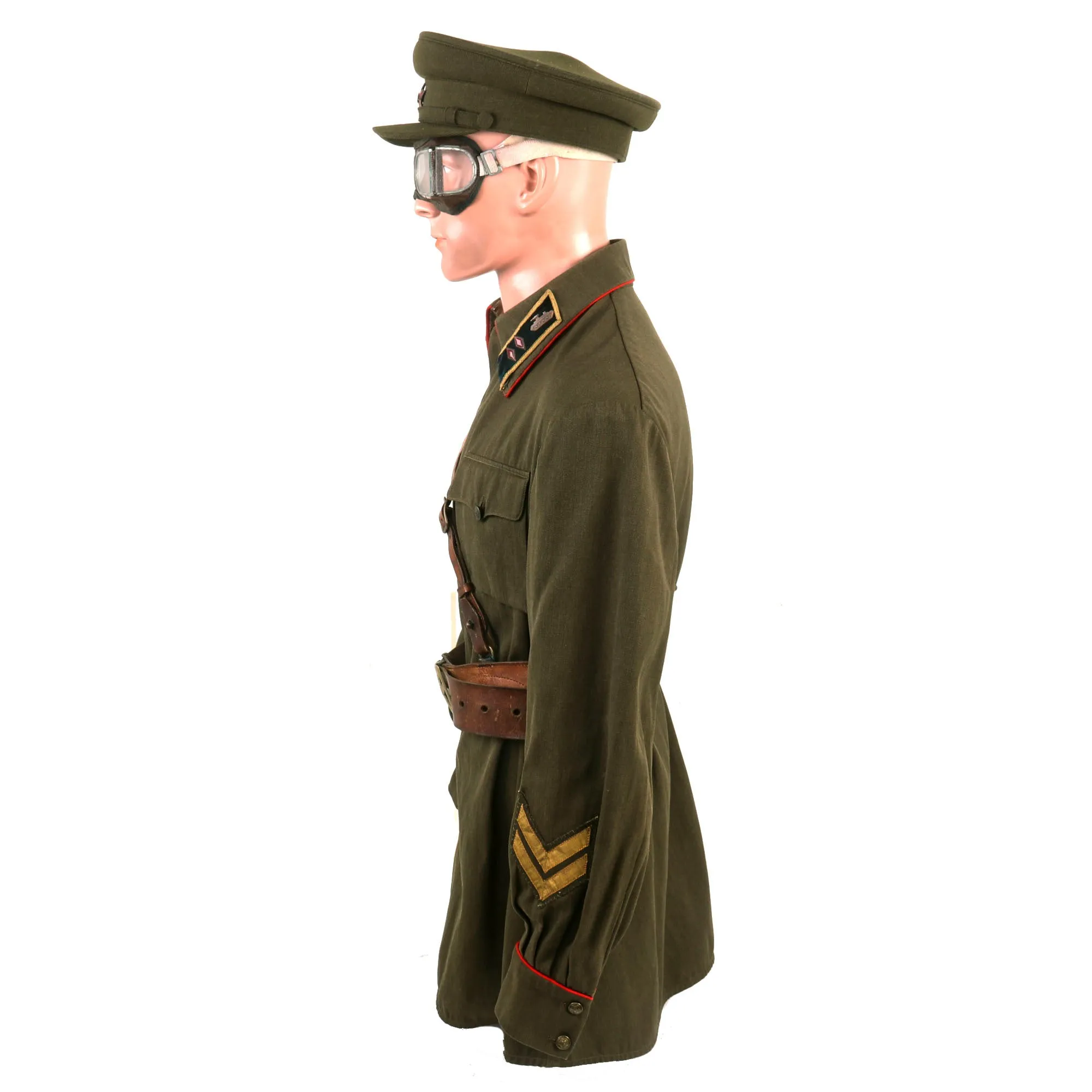 Original Soviet WWII Red Army General Poluboyarov Pavel Pavlovich, Commander of the 4th Guards Tank Corps Uniform - Formerly Part of the A.A.F. Tank Museum