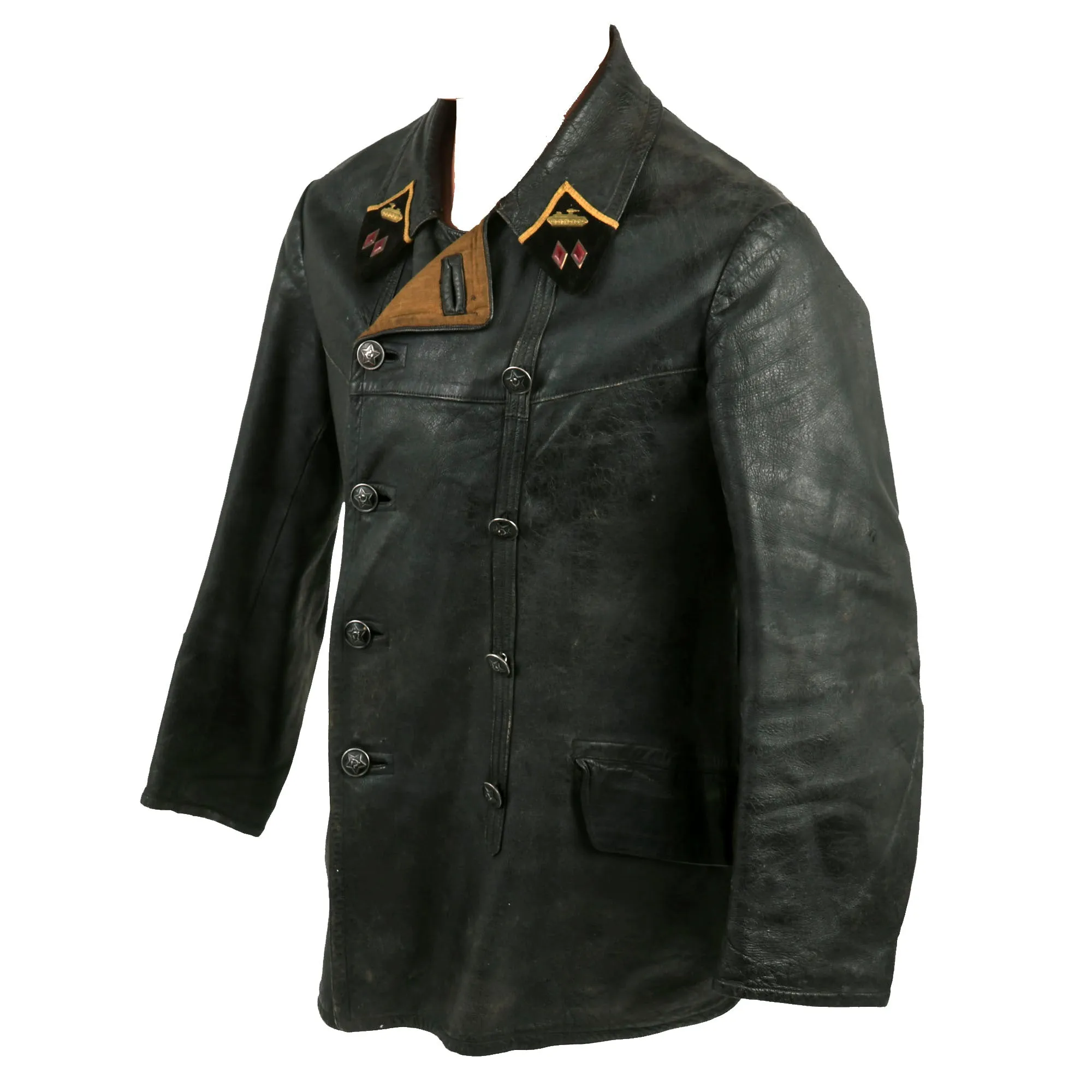 Original Soviet WWII Red Army General Poluboyarov Pavel Pavlovich, Commander of the 4th Guards Tank Corps Uniform - Formerly Part of the A.A.F. Tank Museum