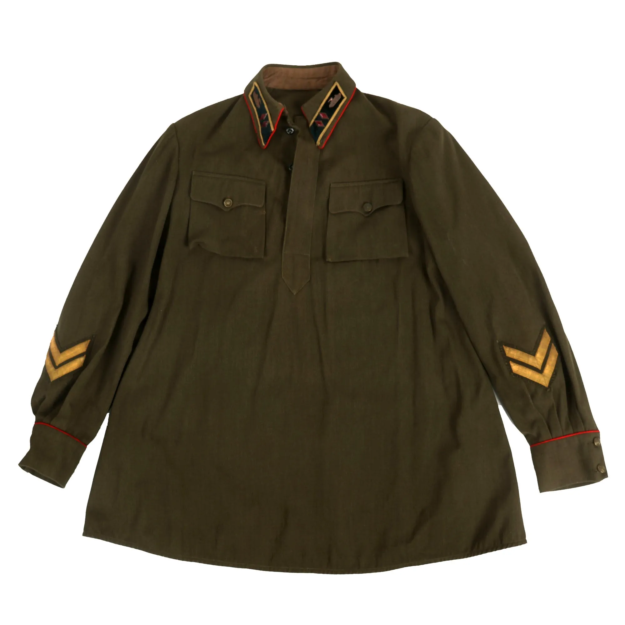 Original Soviet WWII Red Army General Poluboyarov Pavel Pavlovich, Commander of the 4th Guards Tank Corps Uniform - Formerly Part of the A.A.F. Tank Museum