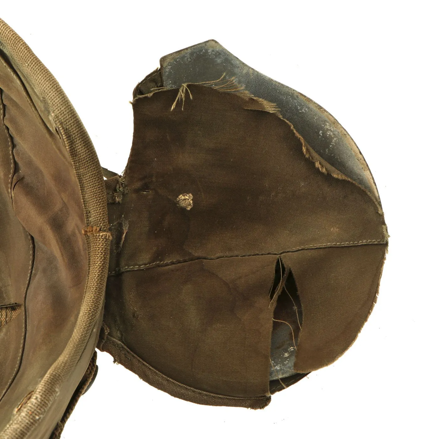 Original U.S. WWII Service Worn USAAF Bomber Crew M4A2 Flak Helmet
