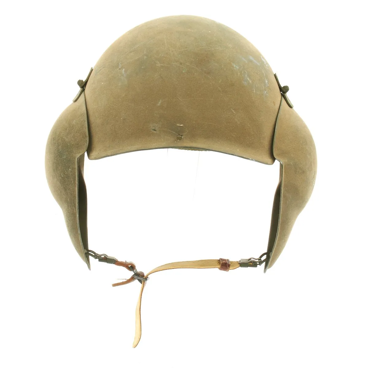 Original U.S. WWII USAAF Bomber Crew M5 Steel FLAK Helmet - Complete & Unissued