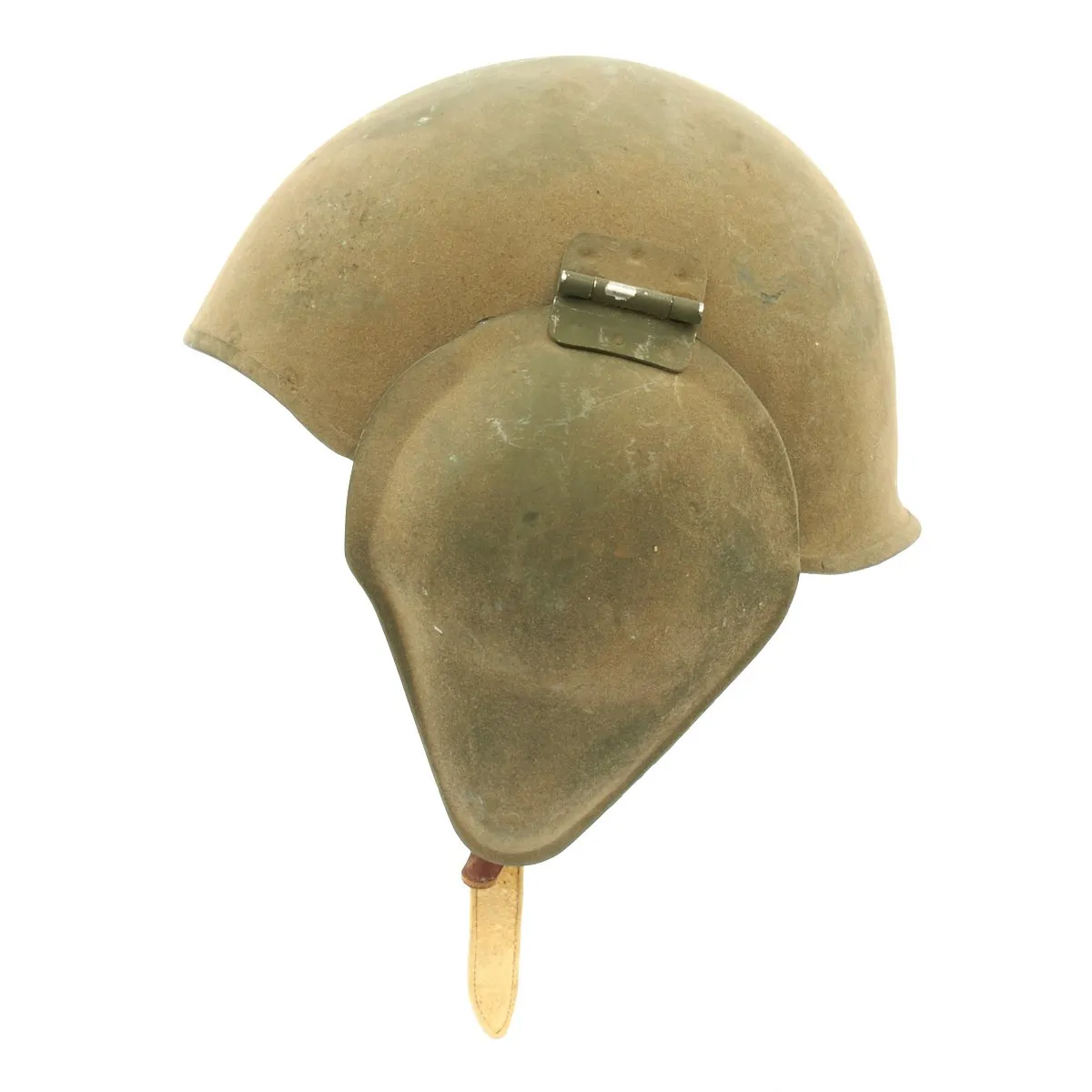 Original U.S. WWII USAAF Bomber Crew M5 Steel FLAK Helmet - Complete & Unissued