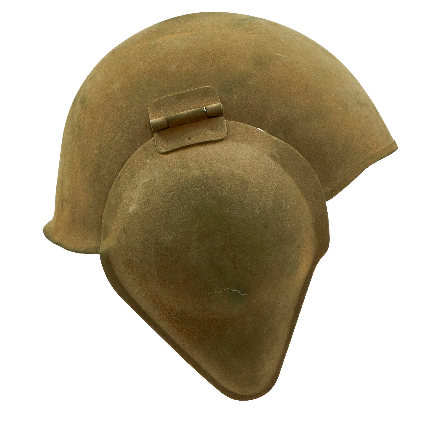 Original U.S. WWII USAAF Bomber Crew M5 Steel FLAK Helmet with Complete Liner and Chinstrap - Unissued Condition