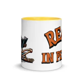 Read in Peace Mug with Colour Inside