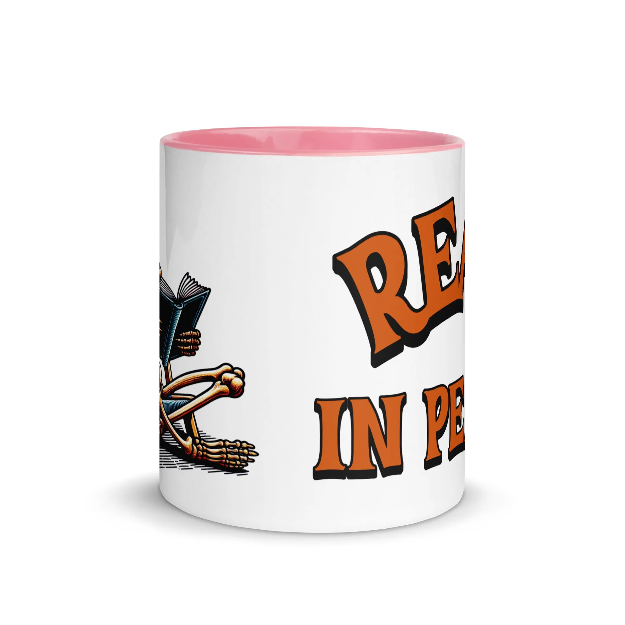 Read in Peace Mug with Colour Inside