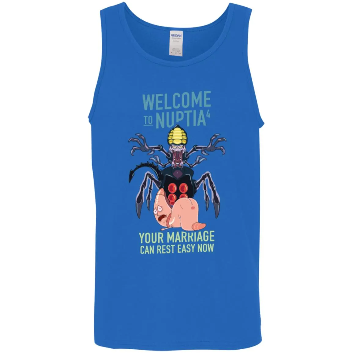 Rick And Morty Welcome To Nuptia Men Tank Top