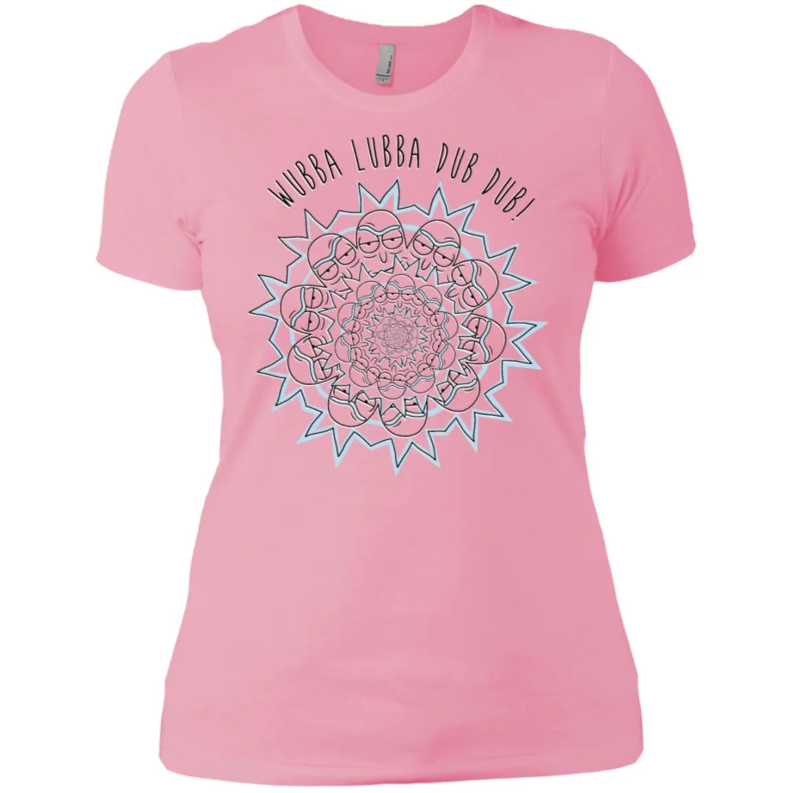 Rick And Morty Wubba Lubba Dub Dub Slogan Women T-Shirt