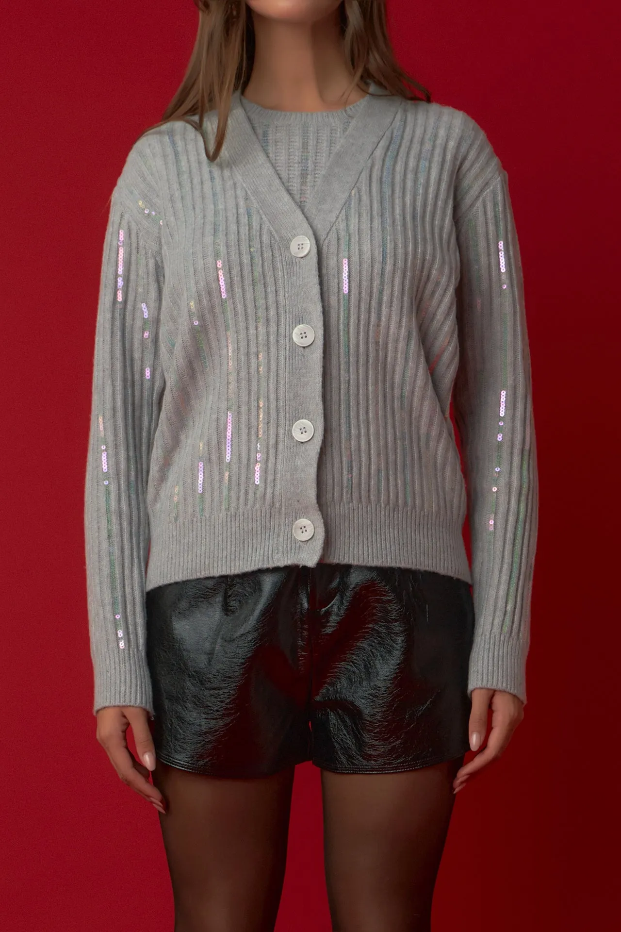 Sequins Cardigan