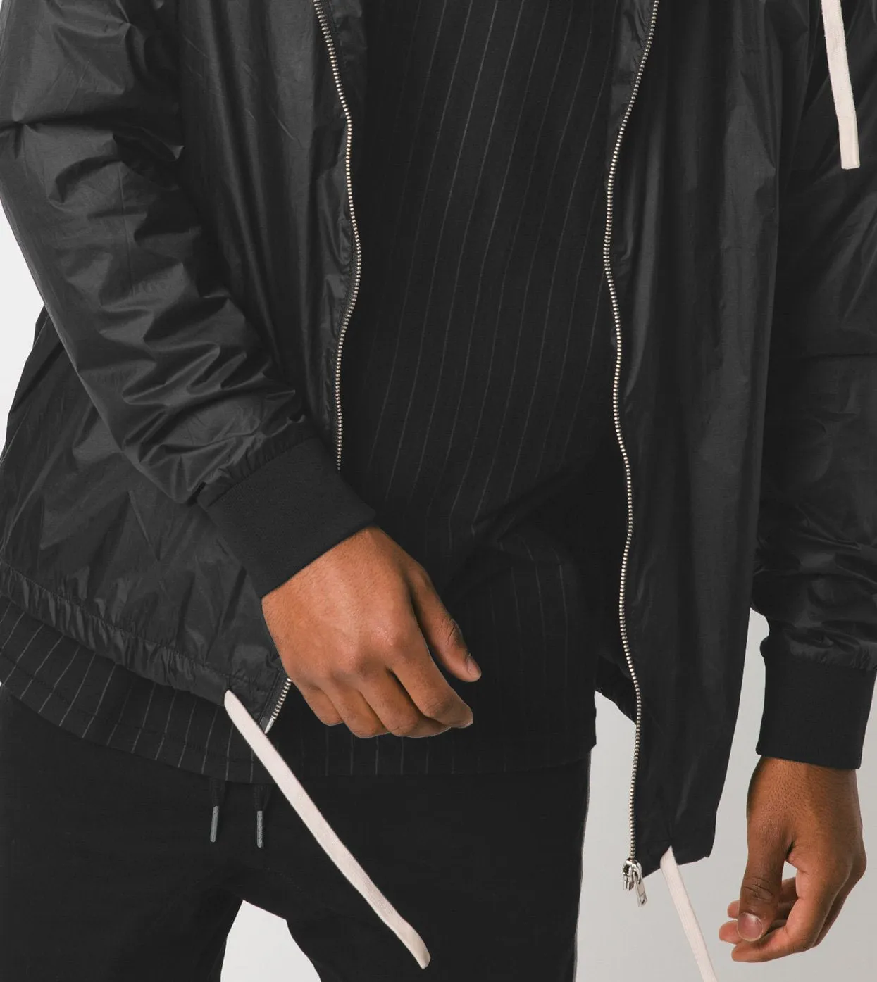 Storm Spray Jacket Scratched Black - Sale