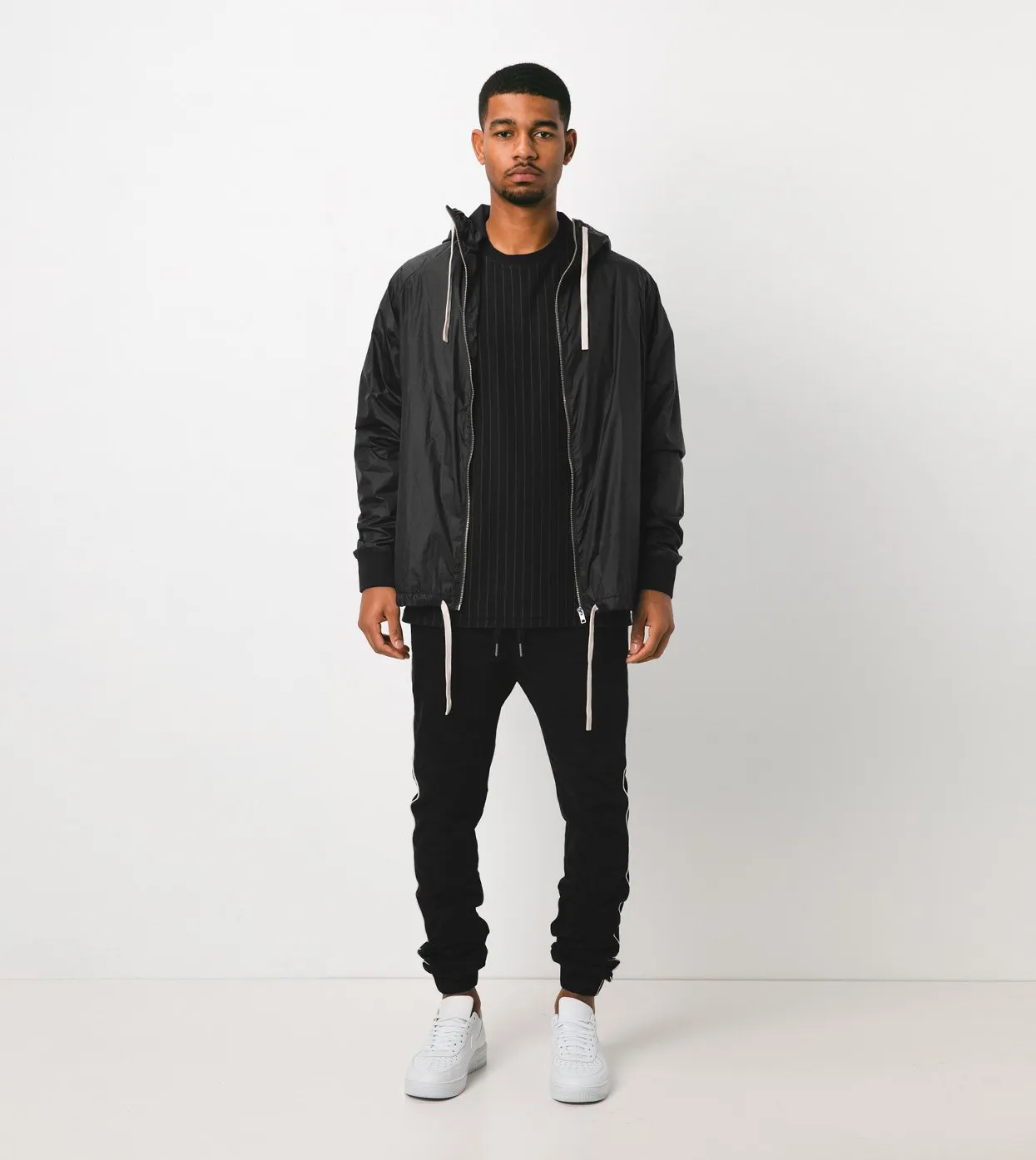 Storm Spray Jacket Scratched Black - Sale