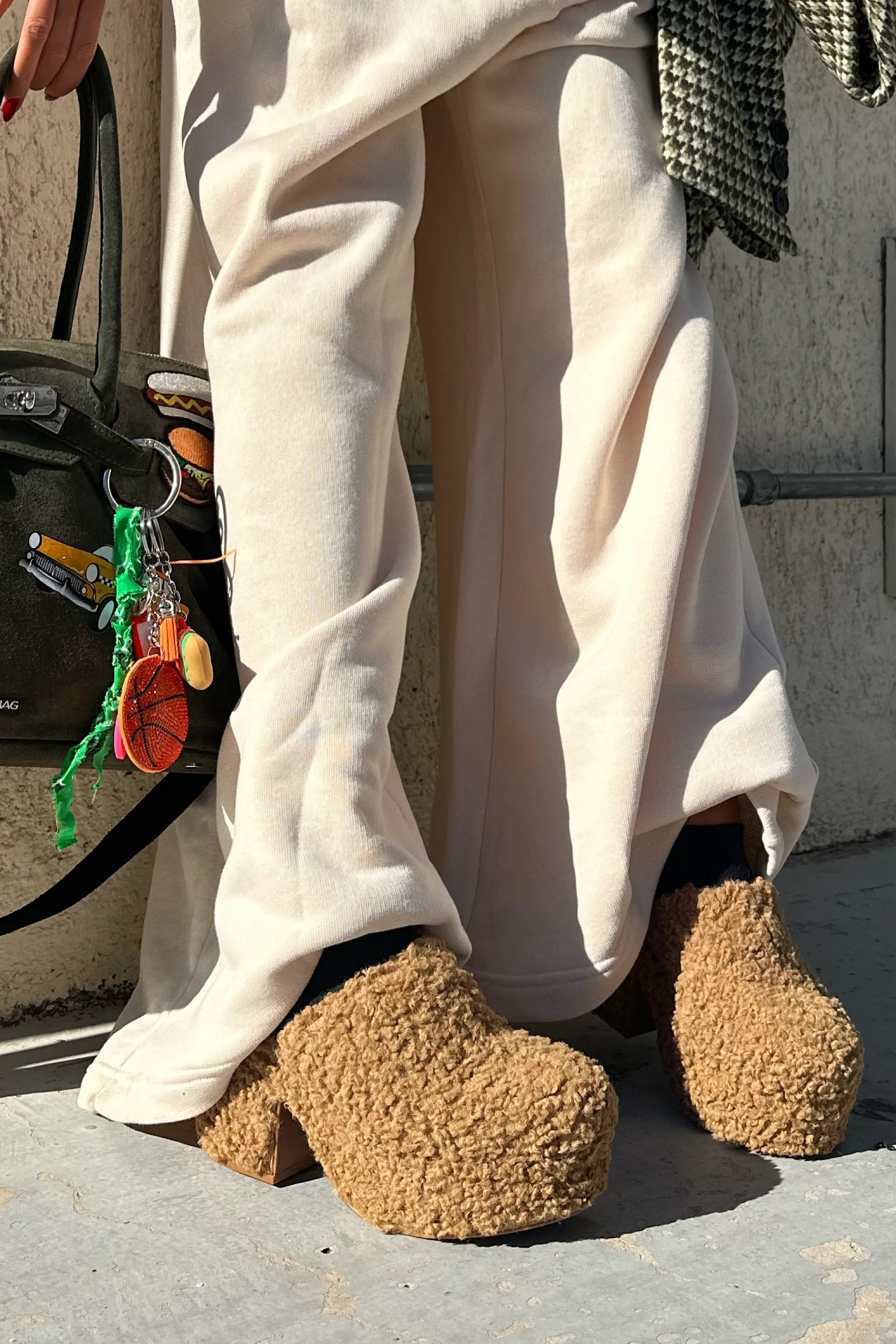 TEDDY HEELED SABOT