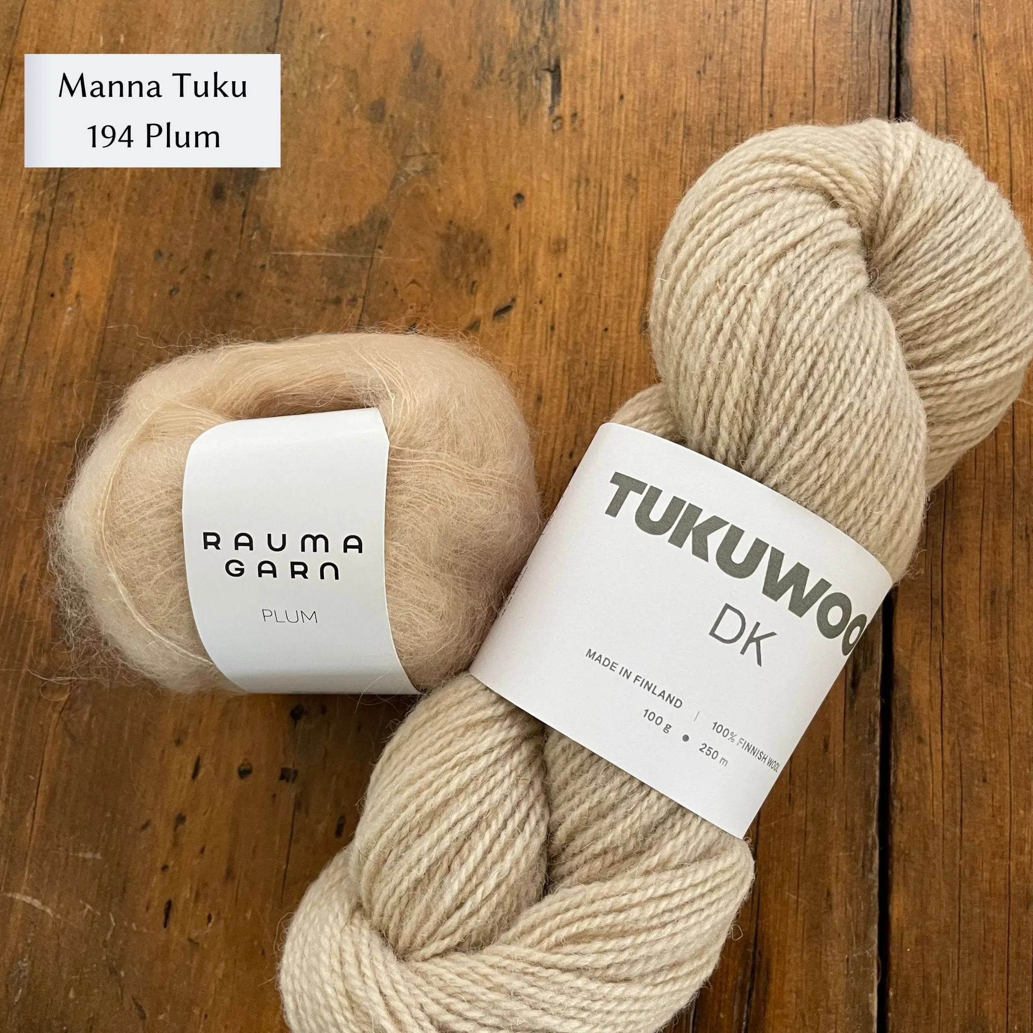 Tuku Warmer by Tiina Huhtaniemi in TukuWool DK and Rauma Plum