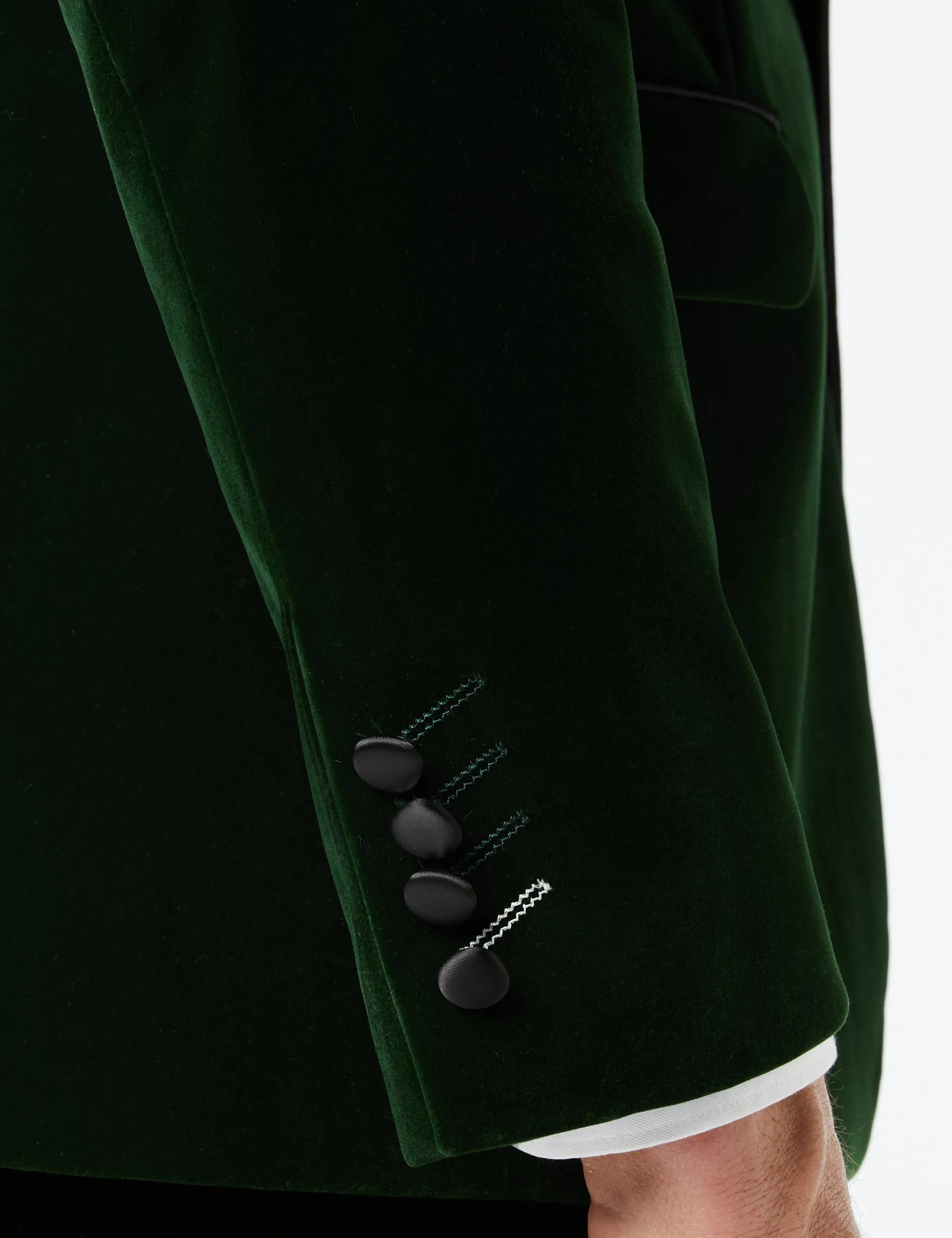 TUXEDO MAK - Green Soft Velvet Jacket