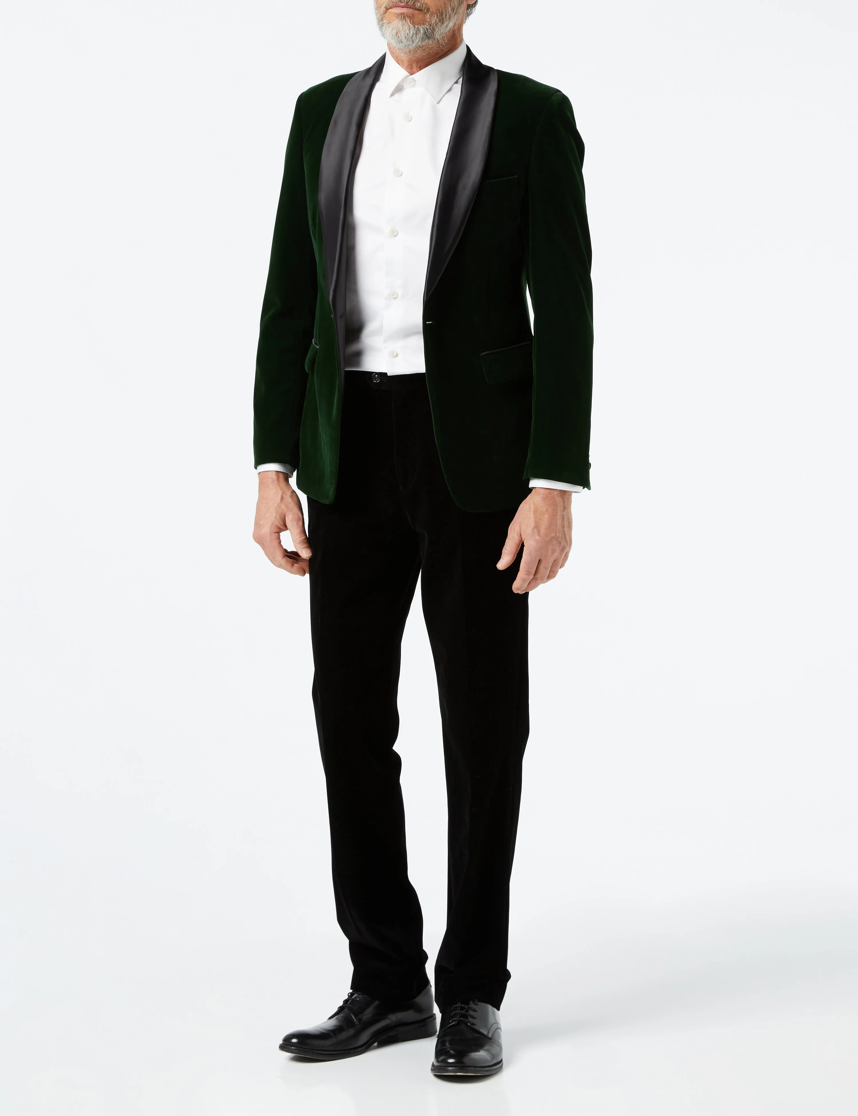 TUXEDO MAK - Green Soft Velvet Jacket